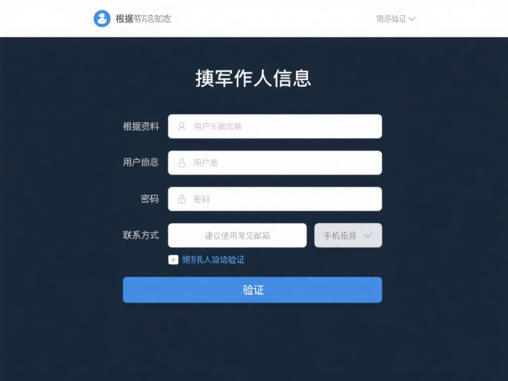 填写个人信息：根据提示输入必要的资料，例如用户名、